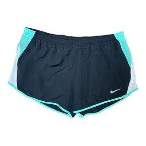 Nike Black Blue Sz XXL Dri Fit Running Athletic Shorts Lightweight Elastic Waist